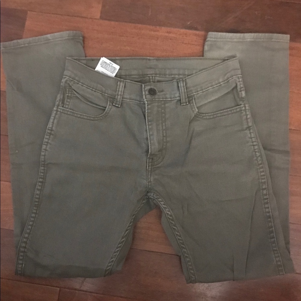 Levi Strauss 511 olive Skinny Jeans , Sz 14Regular